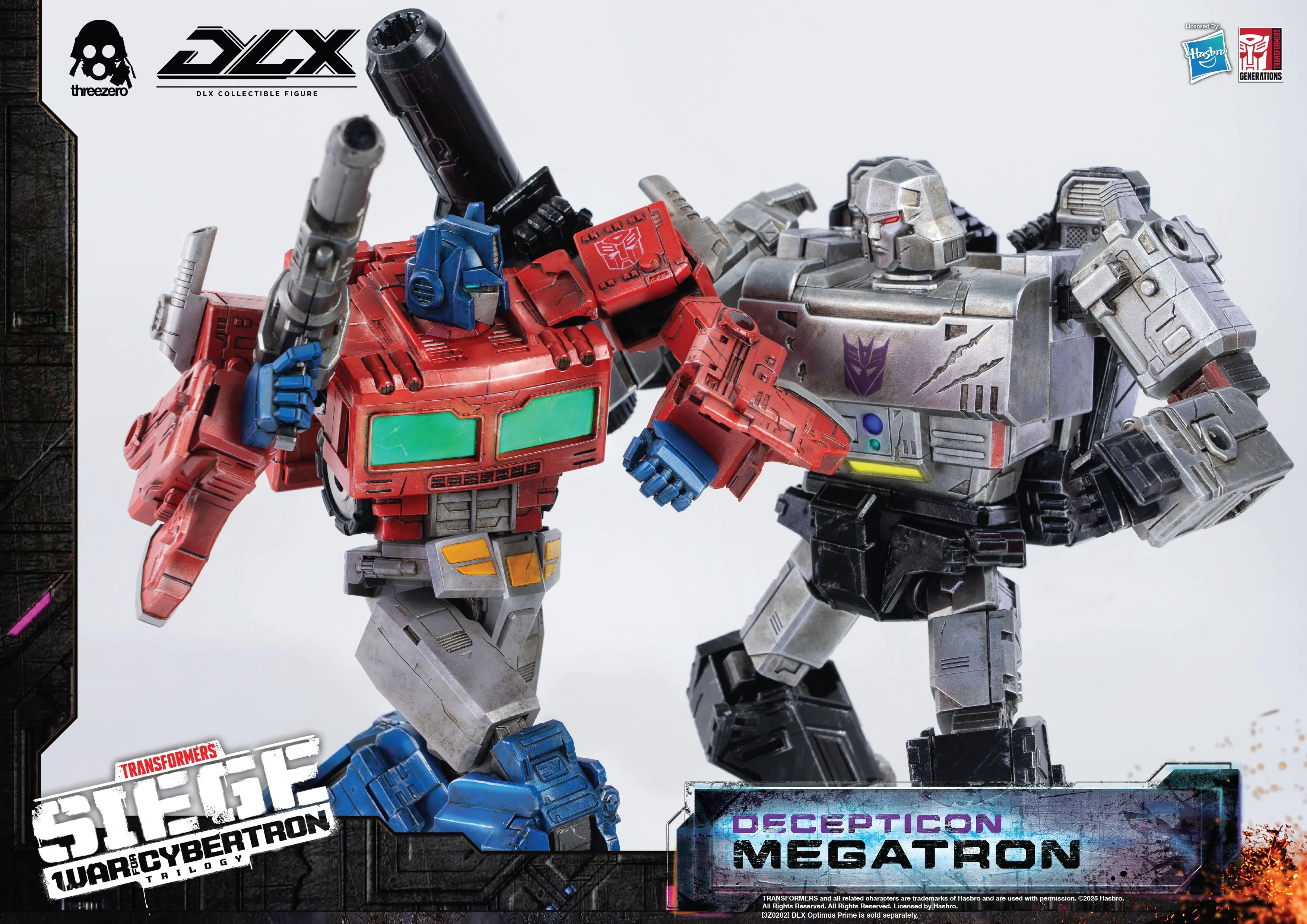 ThreeZero - Transformers: WFC Trilogy - DLX Megatron (Reissue)
