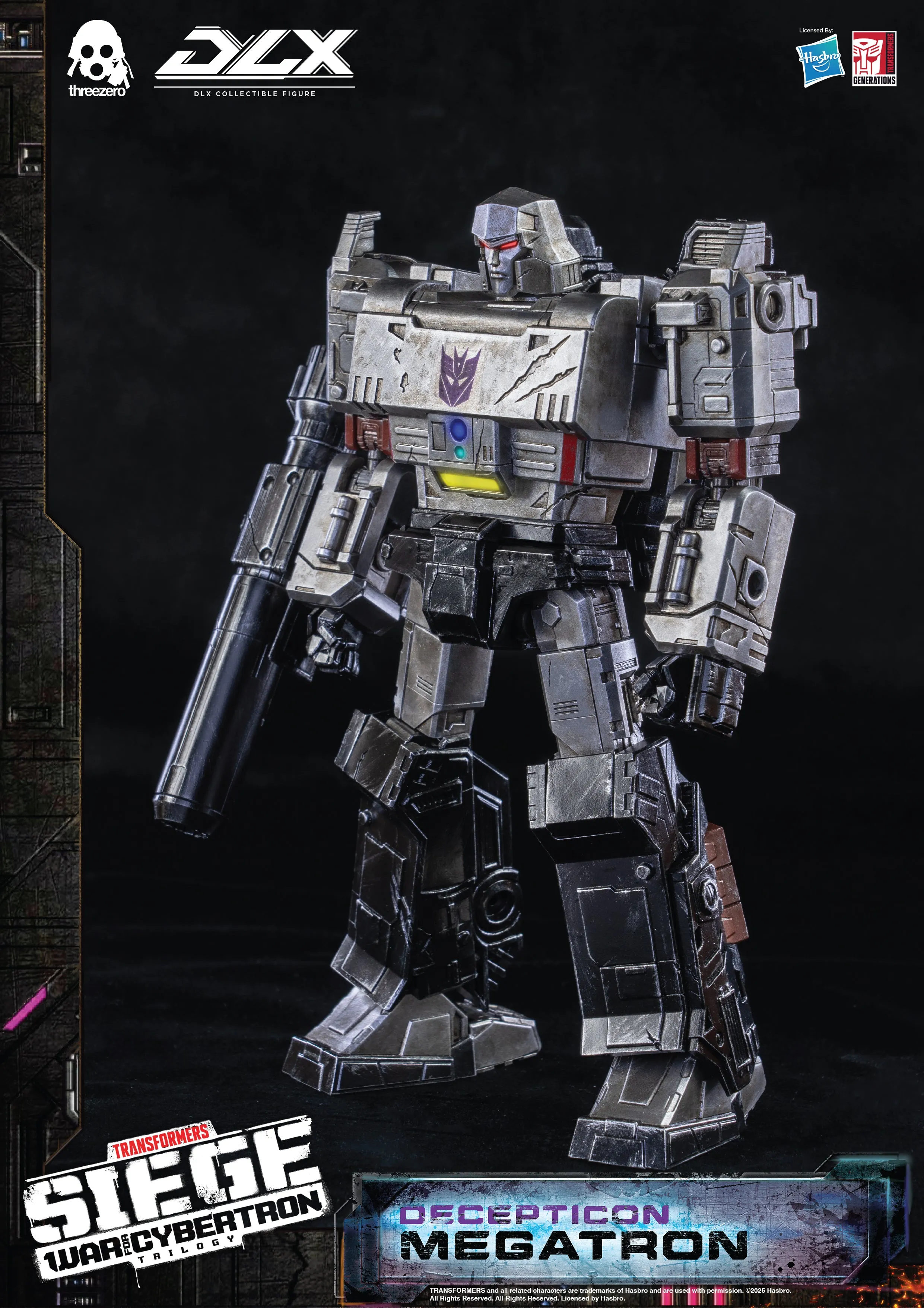 ThreeZero - Transformers: WFC Trilogy - DLX Megatron (Reissue)