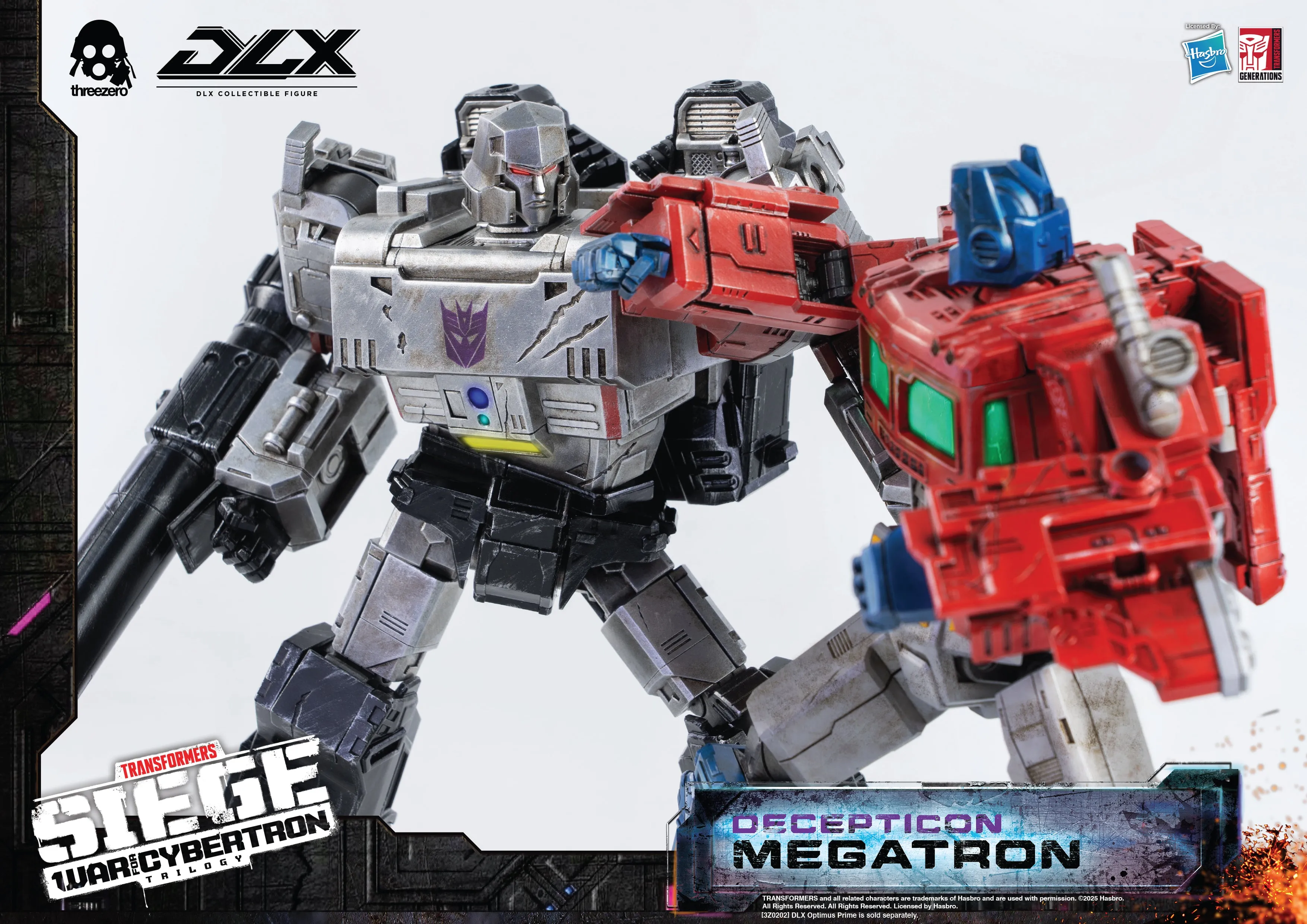 ThreeZero - Transformers: WFC Trilogy - DLX Megatron (Reissue)