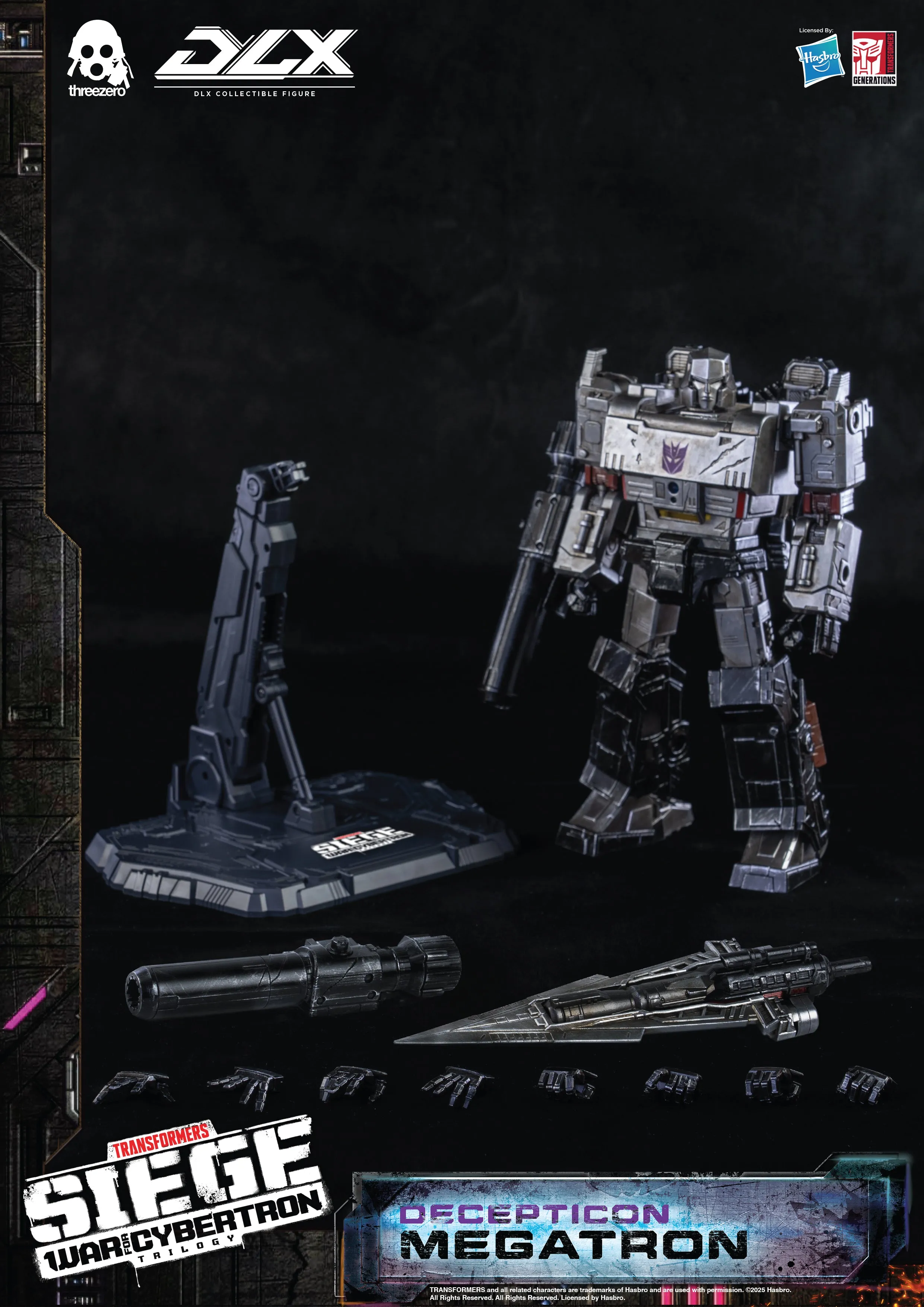 ThreeZero - Transformers: WFC Trilogy - DLX Megatron (Reissue)