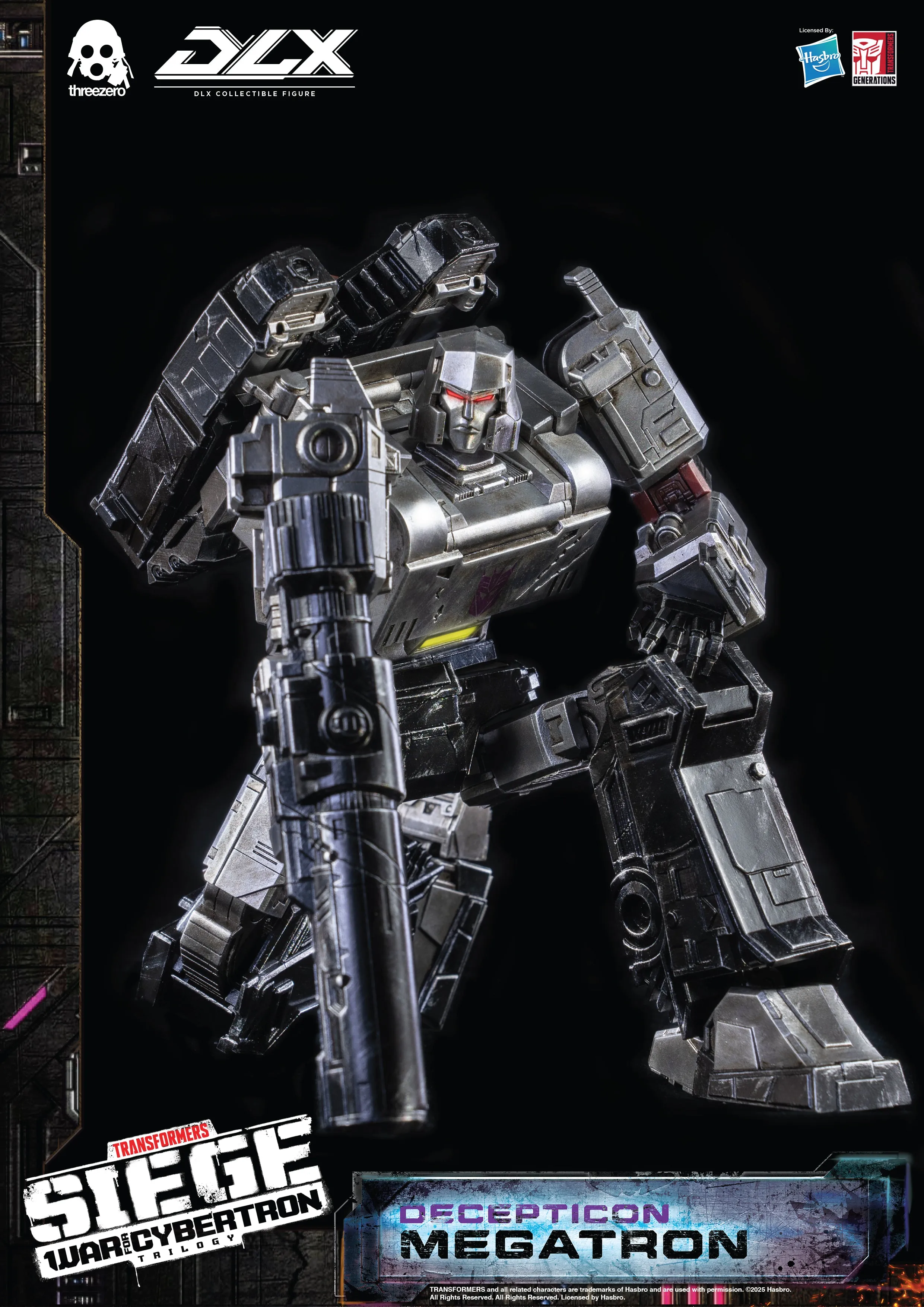 ThreeZero - Transformers: WFC Trilogy - DLX Megatron (Reissue)