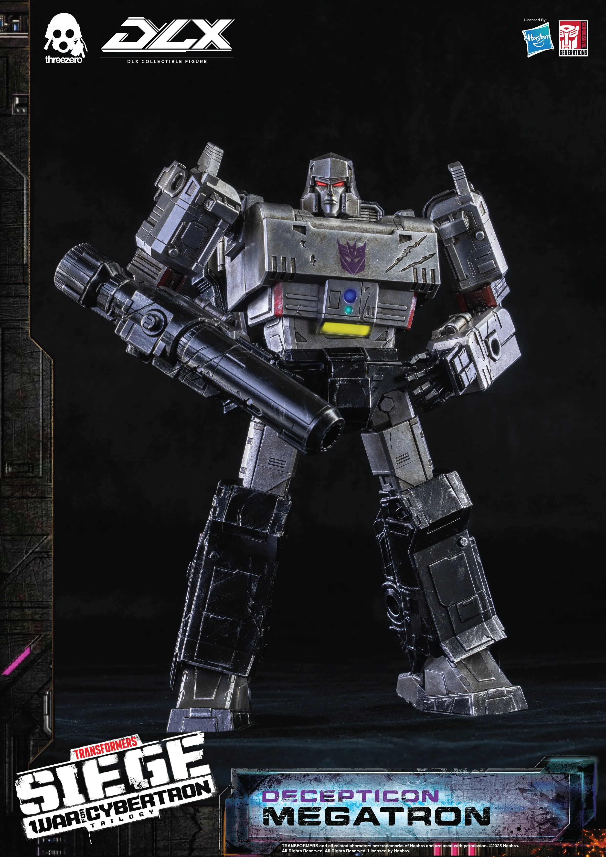 ThreeZero - Transformers: WFC Trilogy - DLX Megatron (Reissue)