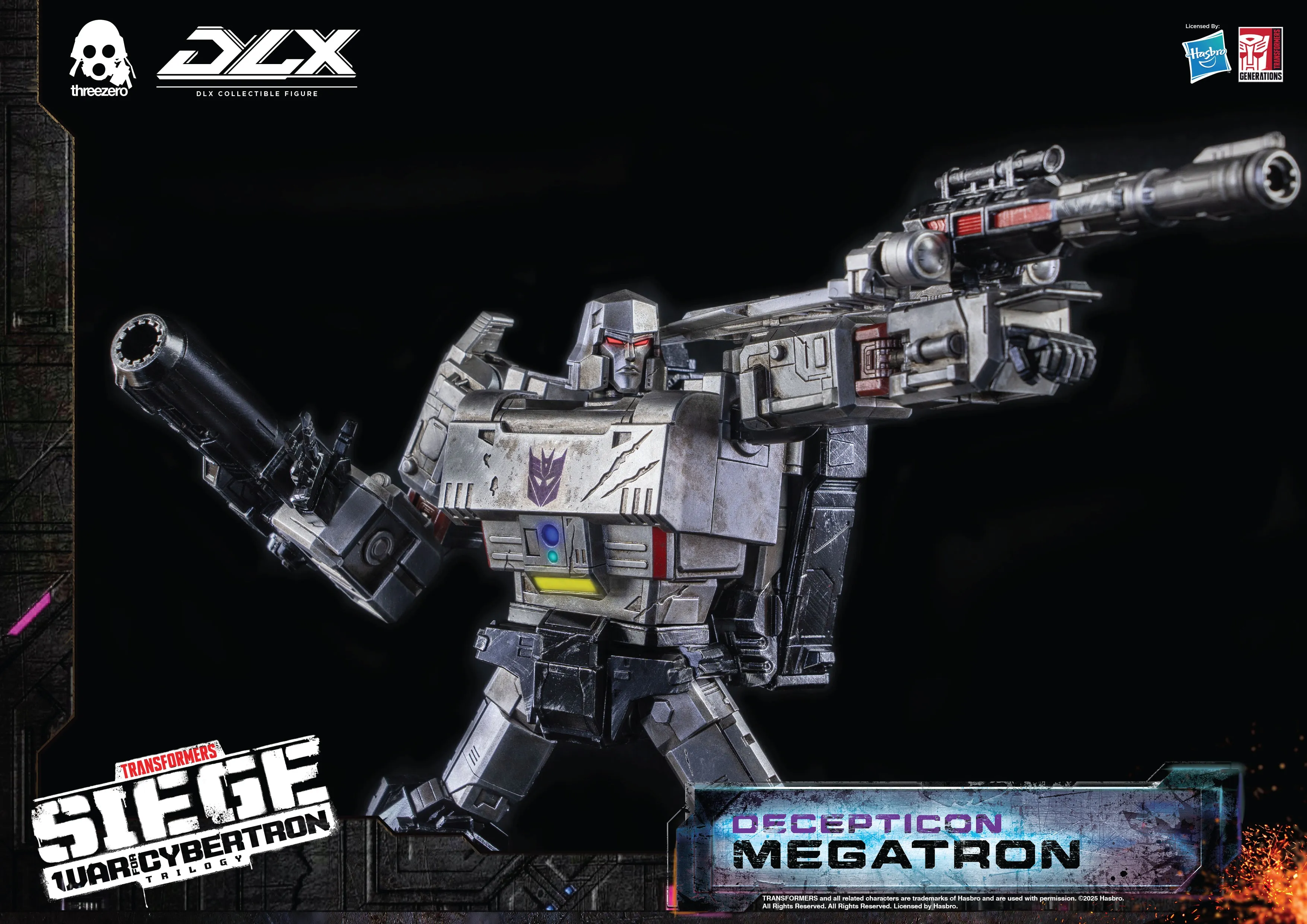 ThreeZero - Transformers: WFC Trilogy - DLX Megatron (Reissue)