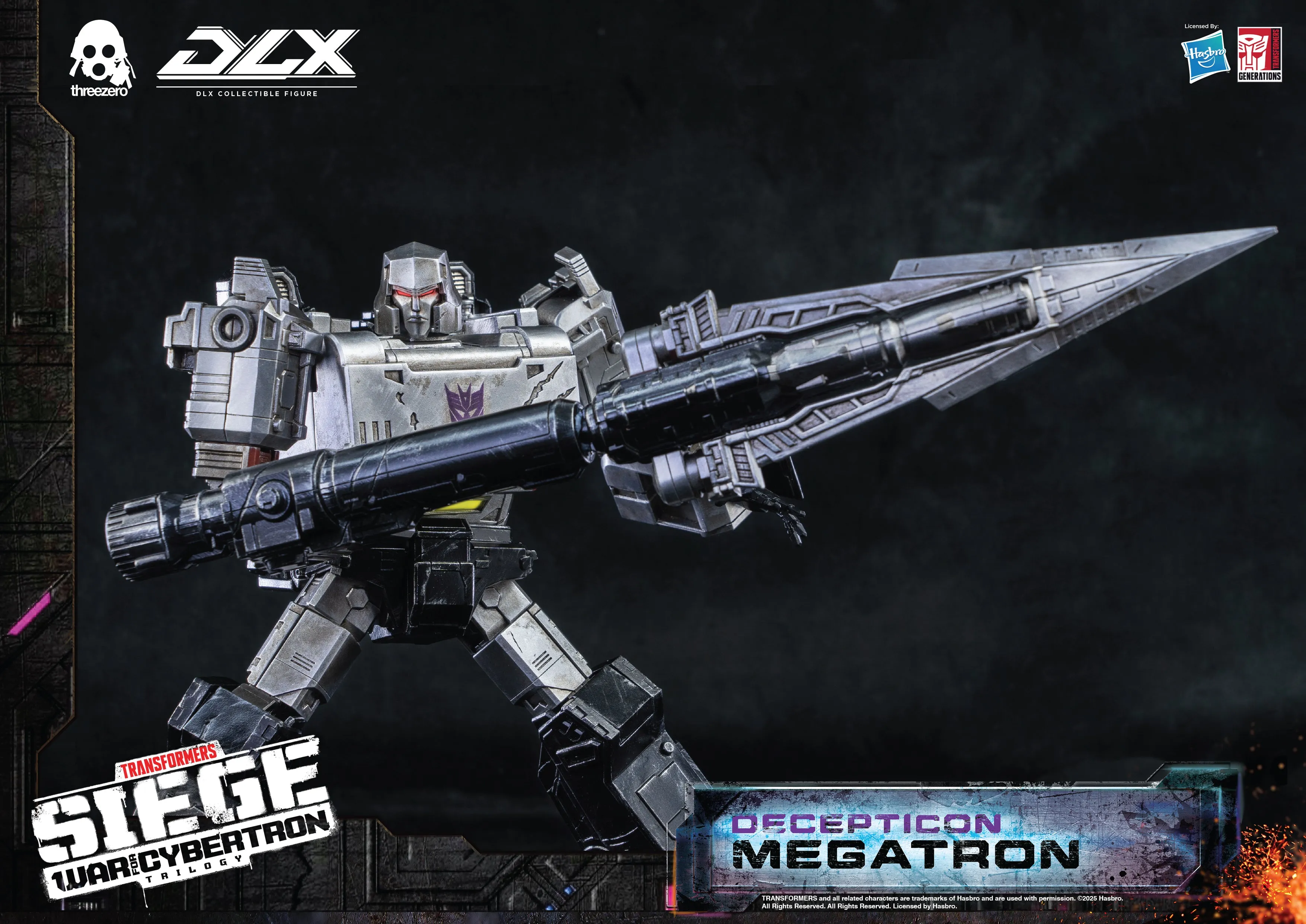 ThreeZero - Transformers: WFC Trilogy - DLX Megatron (Reissue)