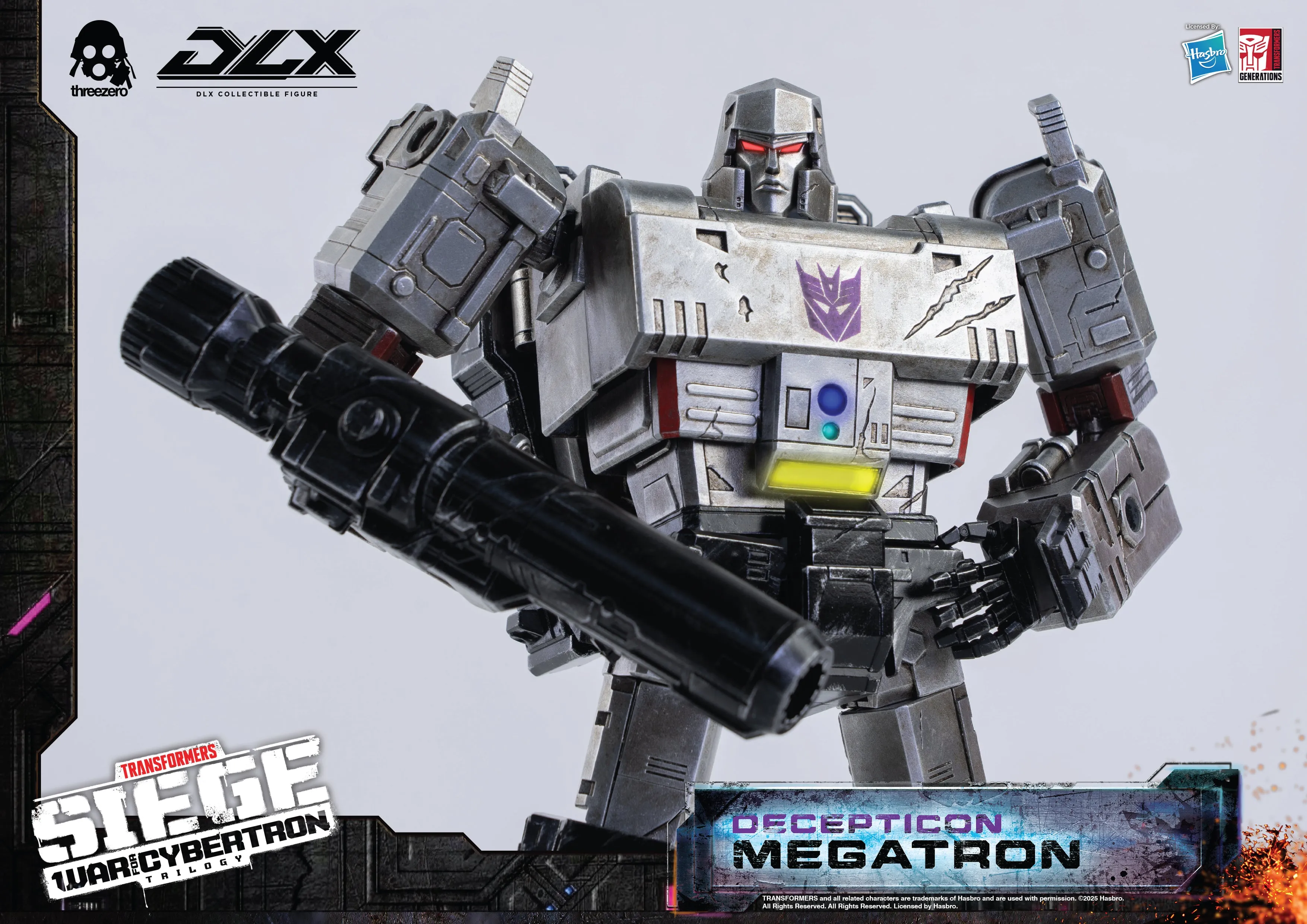 ThreeZero - Transformers: WFC Trilogy - DLX Megatron (Reissue)