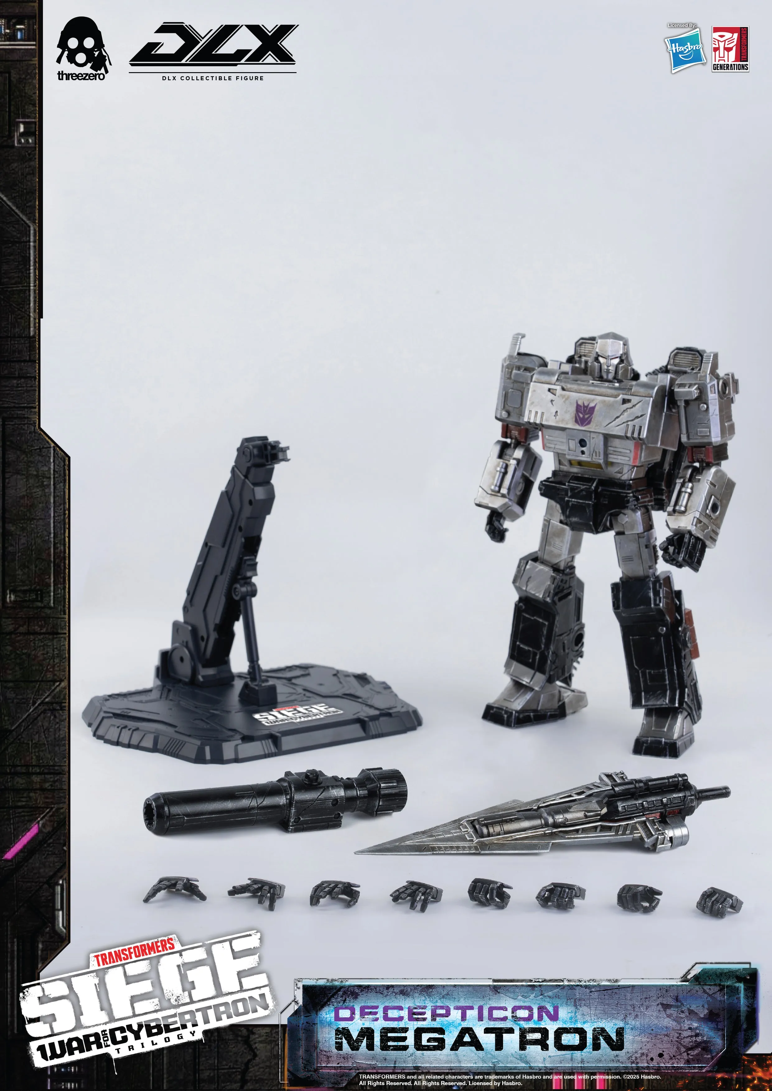 ThreeZero - Transformers: WFC Trilogy - DLX Megatron (Reissue)