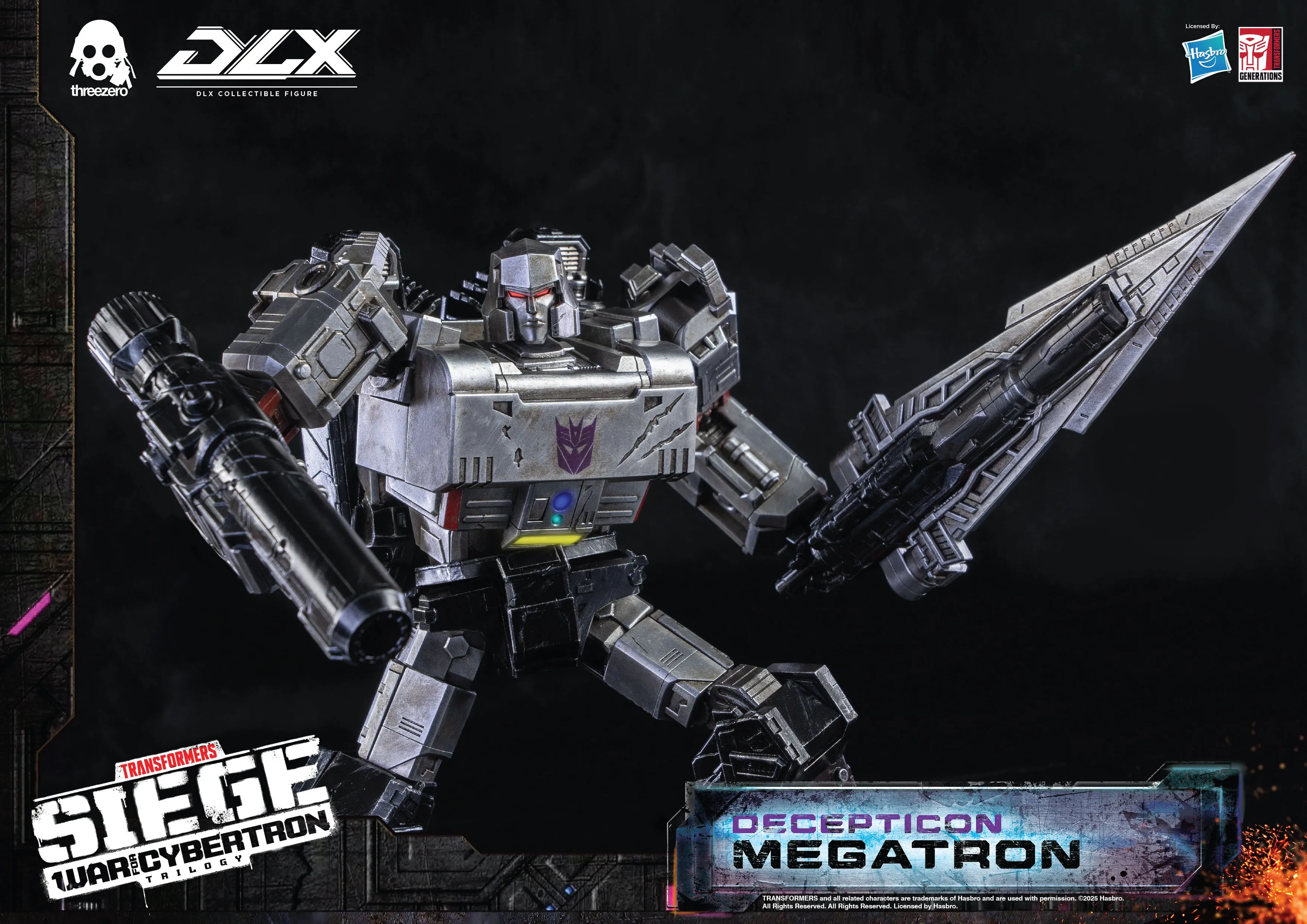 ThreeZero - Transformers: WFC Trilogy - DLX Megatron (Reissue)