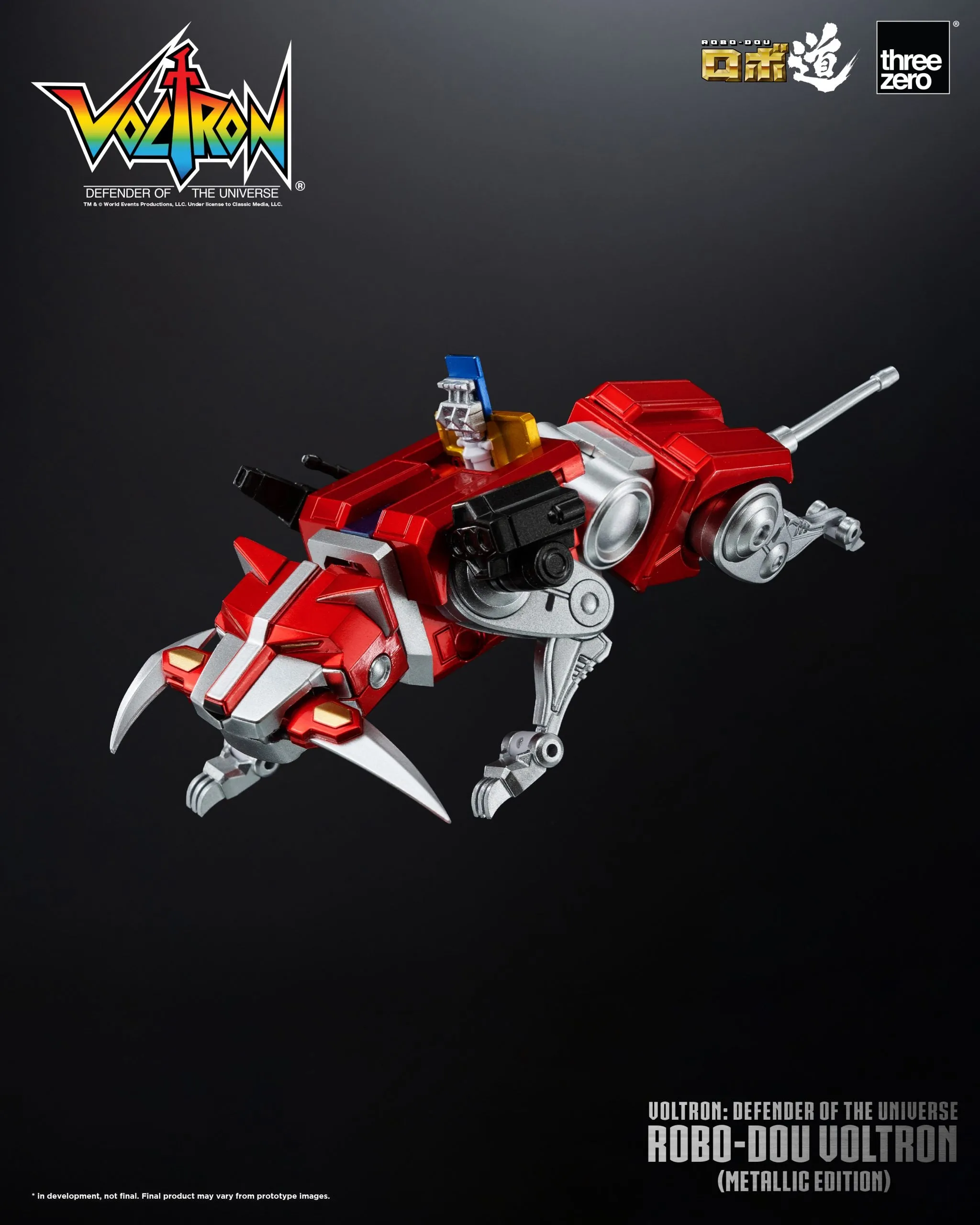 ThreeZero - Voltron: Defender of the Universe ROBO-DOU Voltron (Metallic Edition)