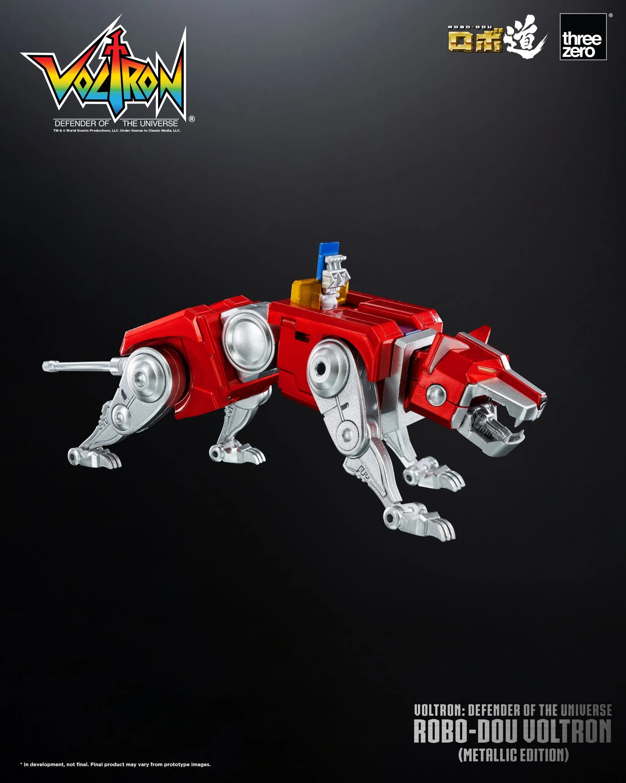 ThreeZero - Voltron: Defender of the Universe ROBO-DOU Voltron (Metallic Edition)