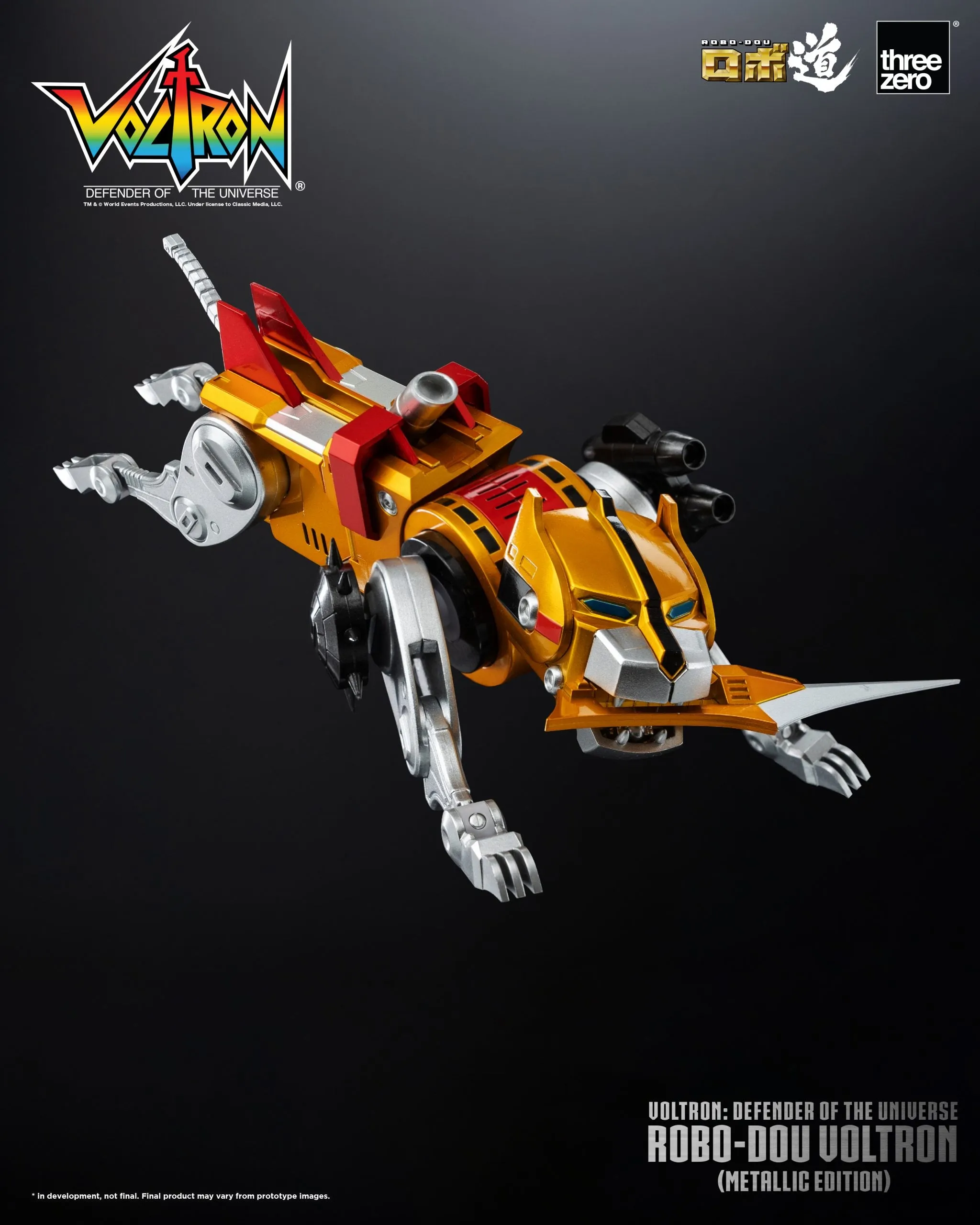 ThreeZero - Voltron: Defender of the Universe ROBO-DOU Voltron (Metallic Edition)