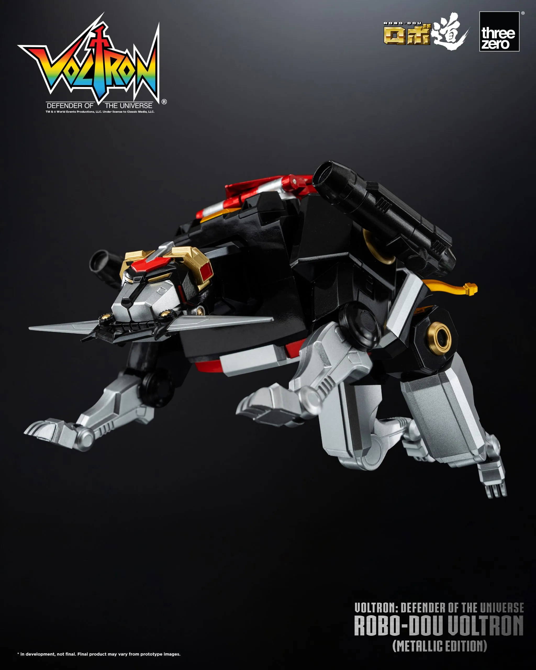 ThreeZero - Voltron: Defender of the Universe ROBO-DOU Voltron (Metallic Edition)