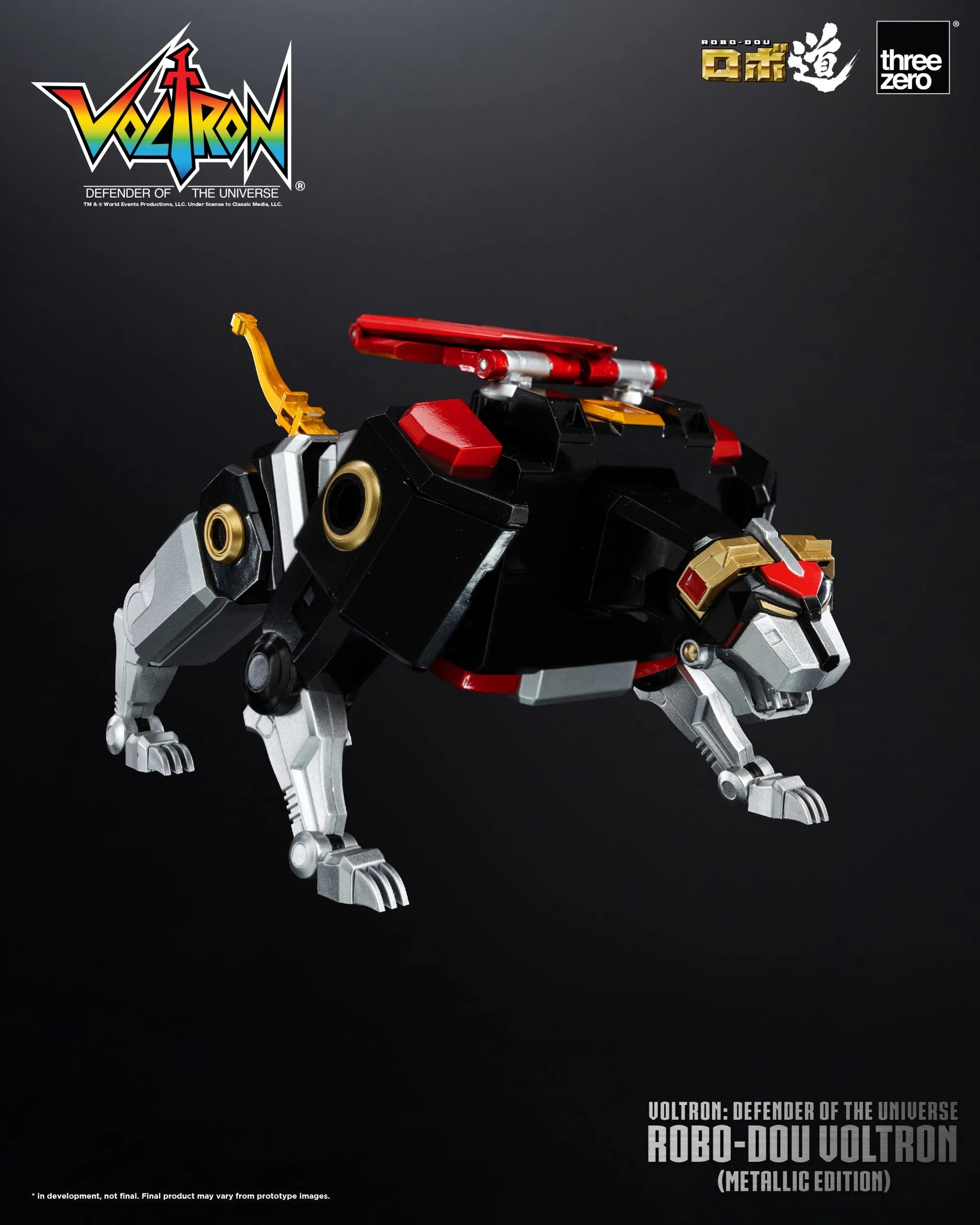 ThreeZero - Voltron: Defender of the Universe ROBO-DOU Voltron (Metallic Edition)