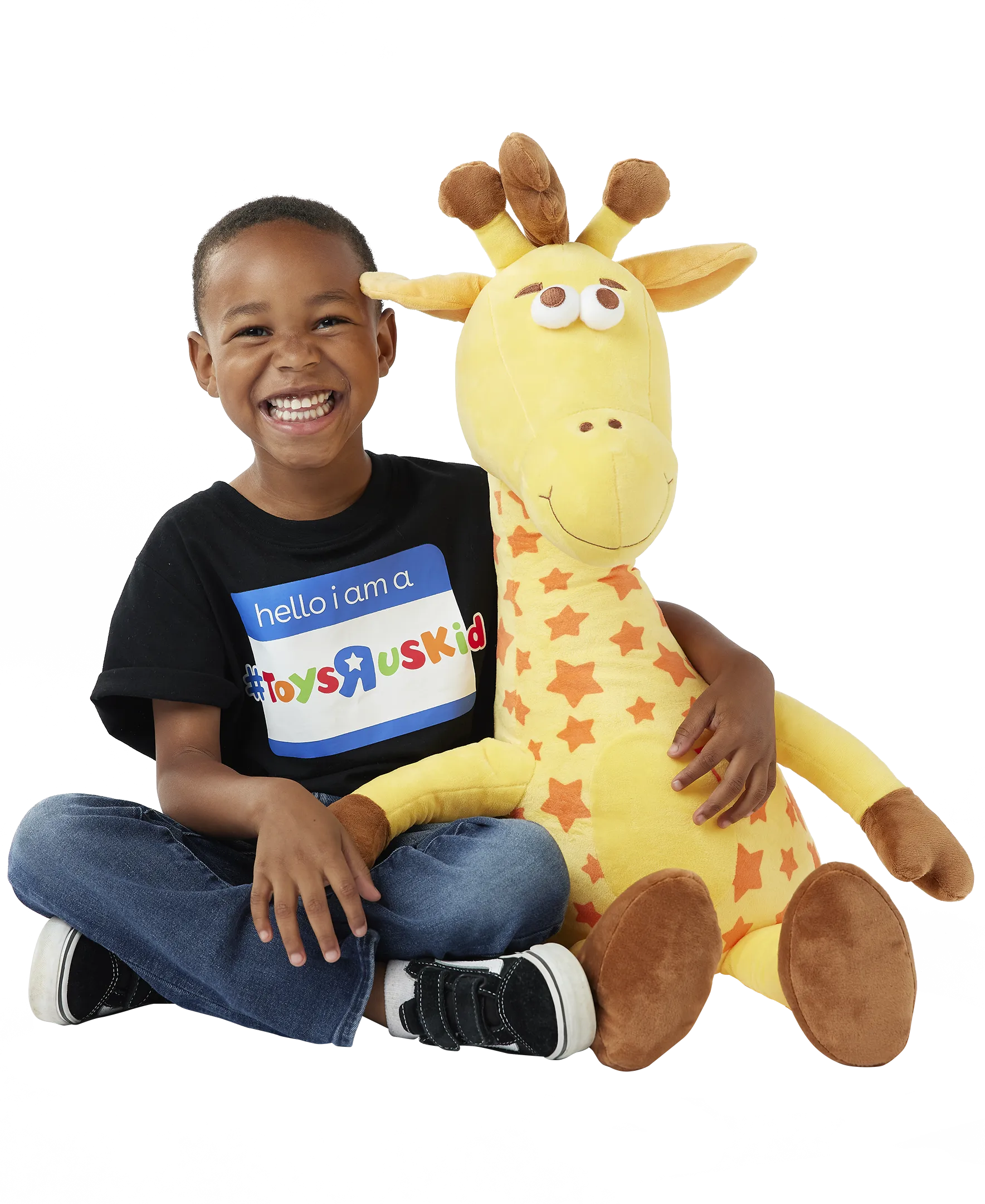 Toys R Us 24 Inch Geoffrey Plush - Star Patterned Jumbo Stuffed Animal