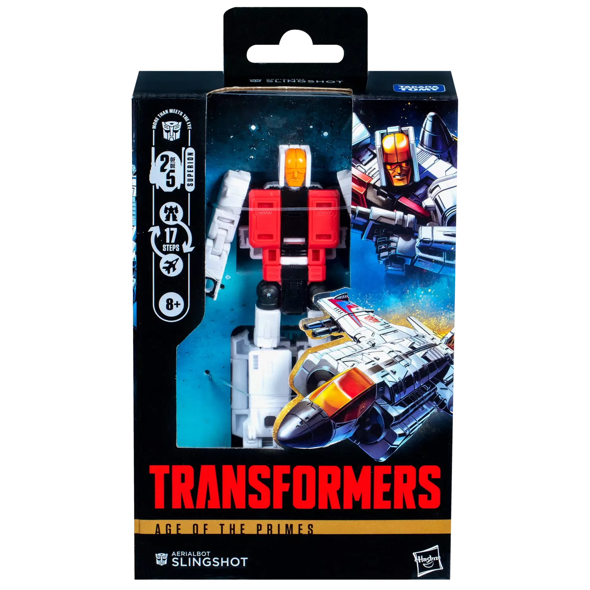 Transformers Age of the Primes Deluxe Class Aerialbot Slingshot Action Figure