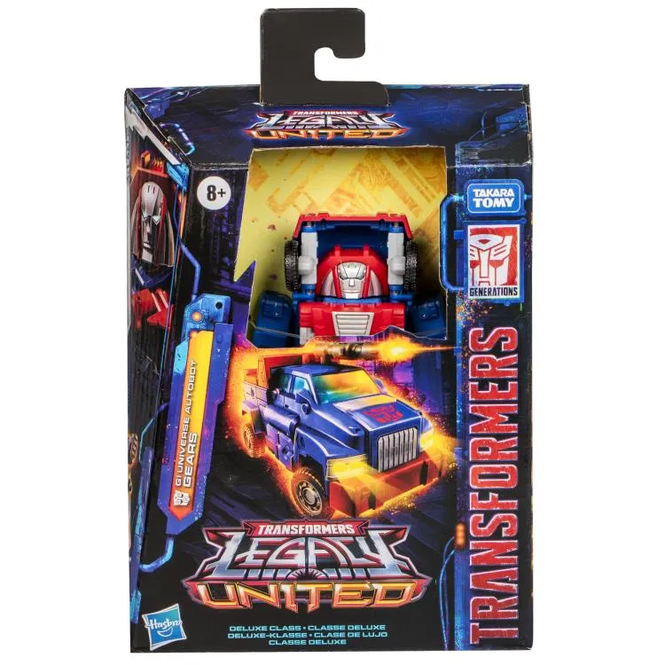 Transformers Generations Legacy United Deluxe Class G1 Universe Gears Action Figure