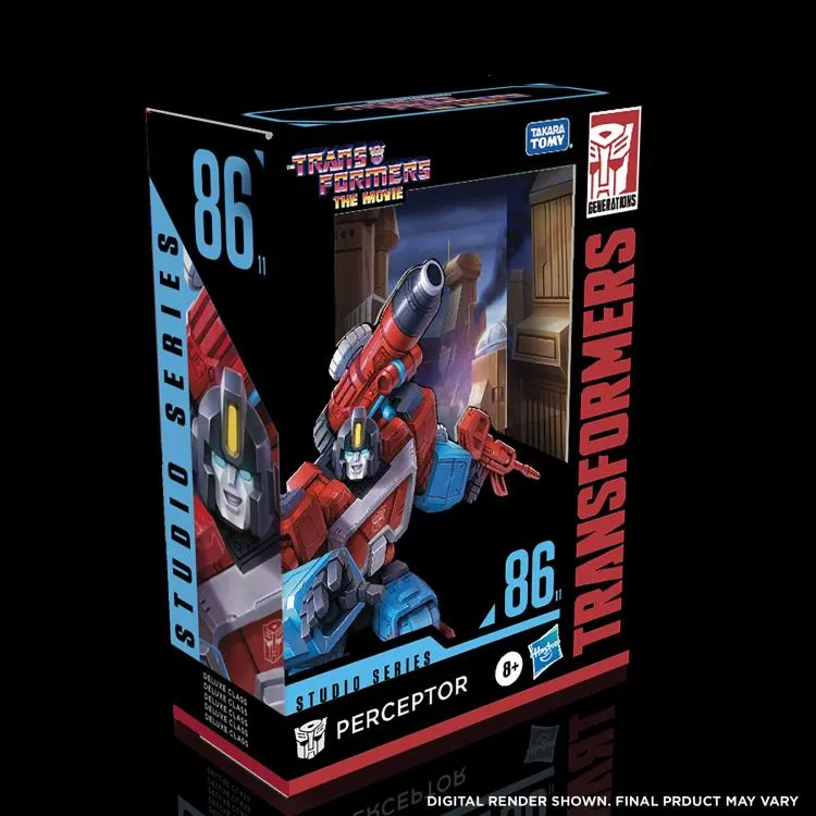 Transformers Generations Studio Series 86 #11 Deluxe Perceptor Action Figure