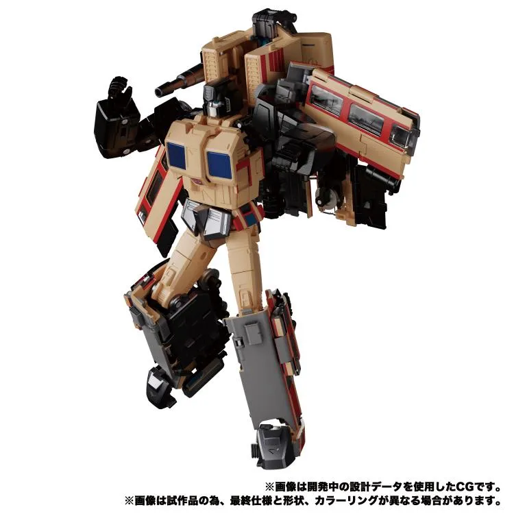 Transformers Masterpiece G MPG-05 Trainbot Seizan Field Fighter (Raiden Combiner) Action Figure