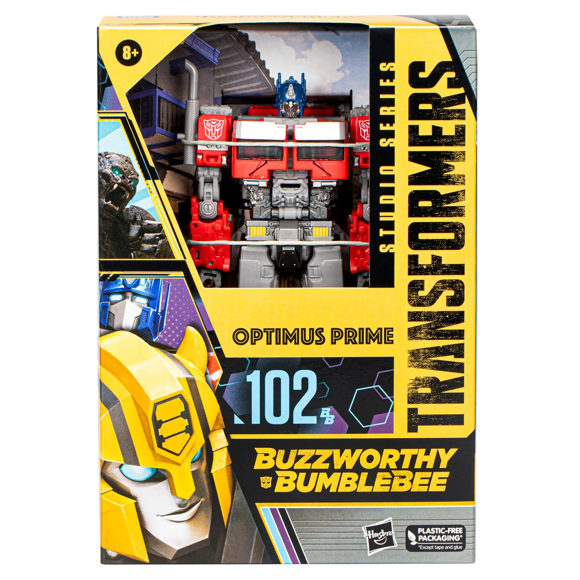 Transformers Studio Series Buzzworthy Bumblebee #102 Rise of the Beast Optimus Prime Action Figure