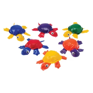 Turtle-Shaped Vinyl Beanbags | Set of 6 | All Ages