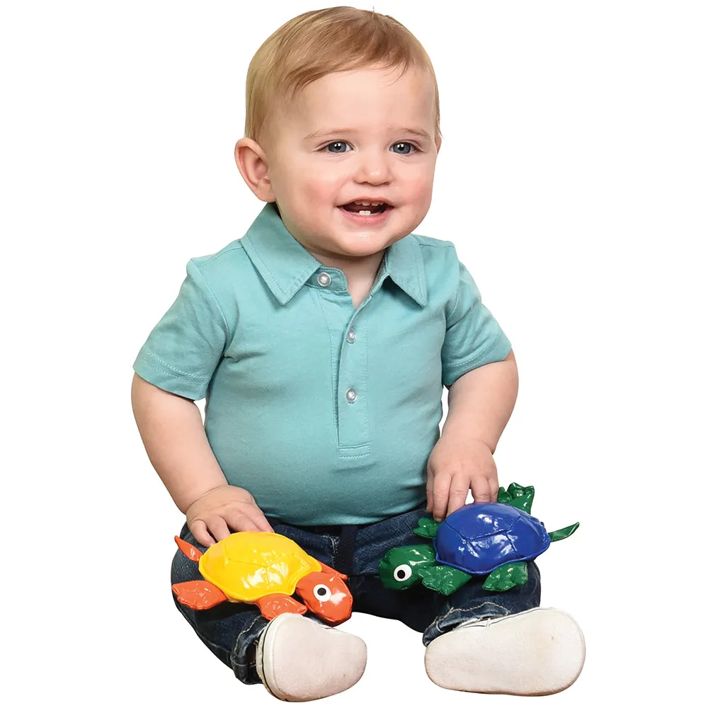 Turtle-Shaped Vinyl Beanbags | Set of 6 | All Ages
