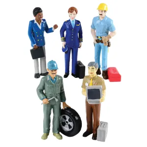 Vinyl Diverse Community Helper Figures | Set of 5