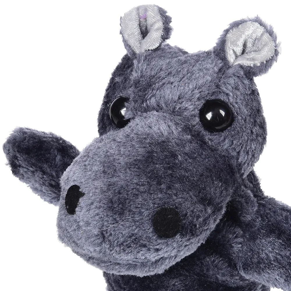 Wild Animal Plush Puppet - Hippo Puppet