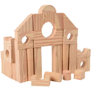 Wood-Look Foam Blocks
