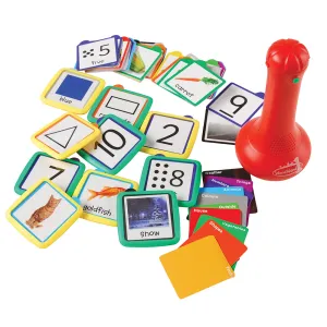 Word Wand Interactive Literacy Game | Voice Recorder with 200 Picture & Blank Cards