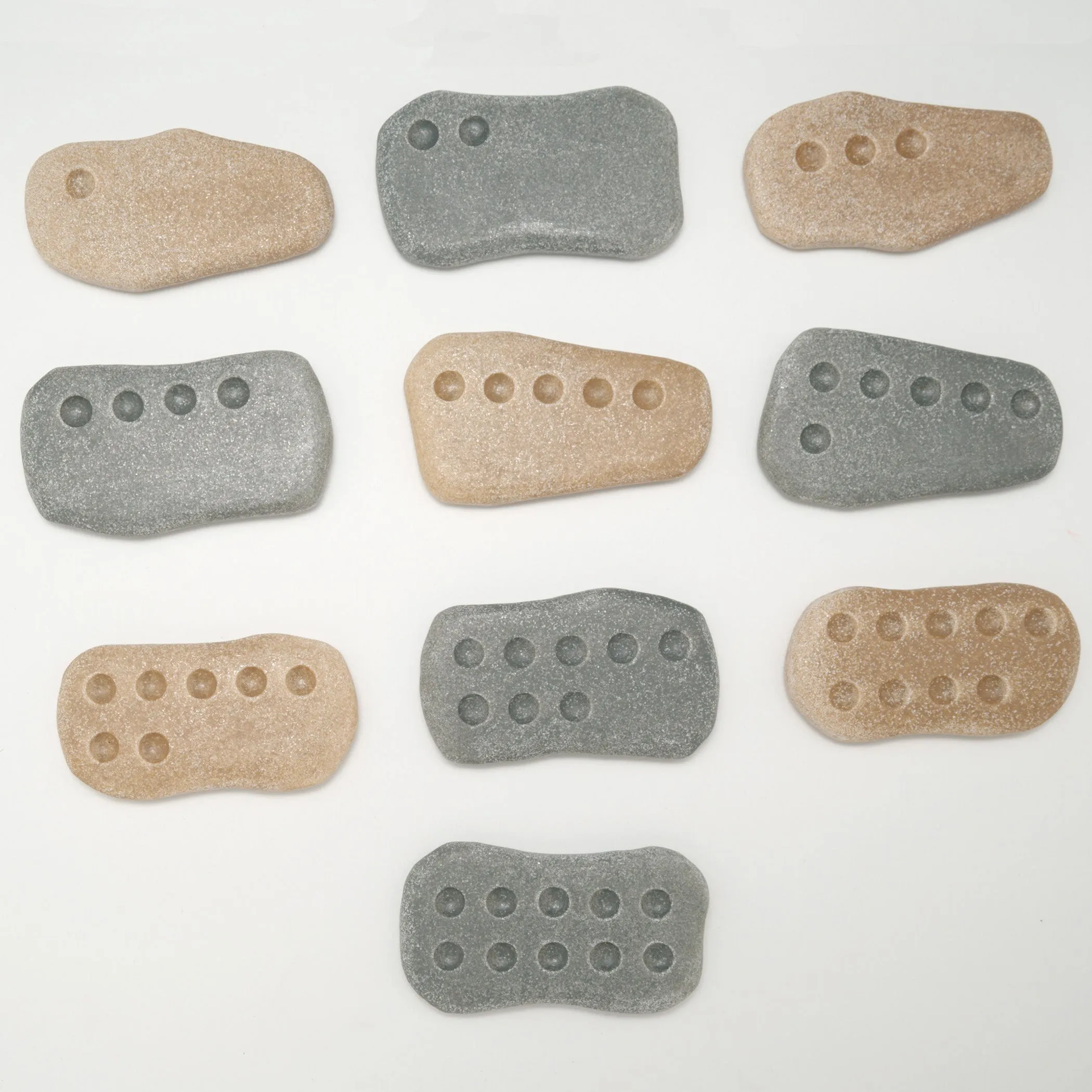 Yellow Door Tactile Counting Stones - Interactive Math Playset - Set of 20