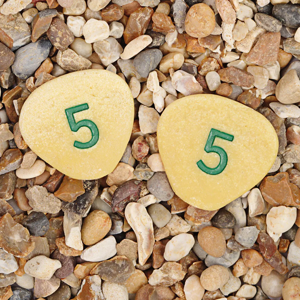 Yellow Door® Tactile Number Pebbles