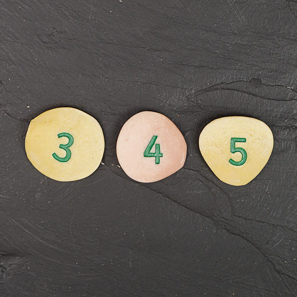 Yellow Door® Tactile Number Pebbles