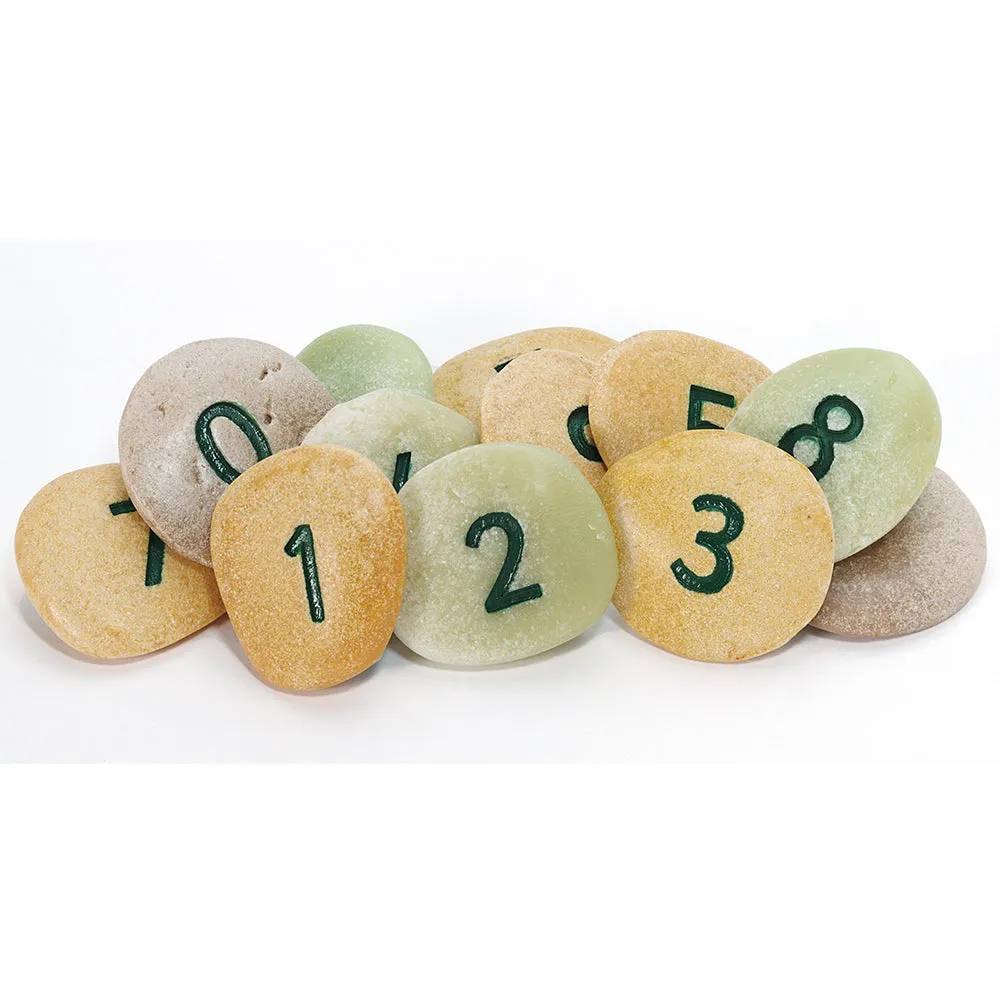 Yellow Door® Tactile Number Pebbles