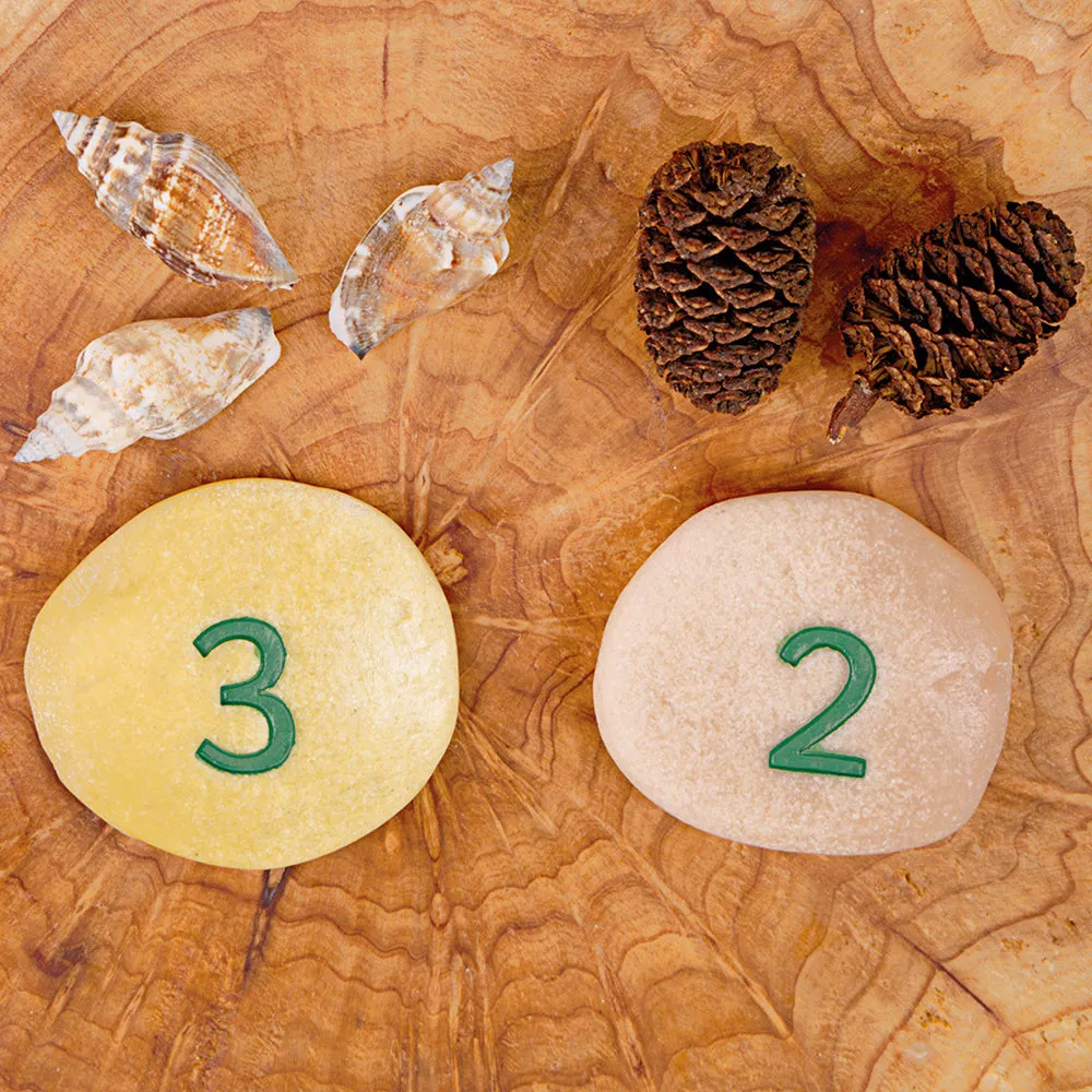 Yellow Door® Tactile Number Pebbles