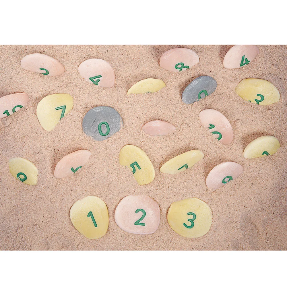 Yellow Door® Tactile Number Pebbles