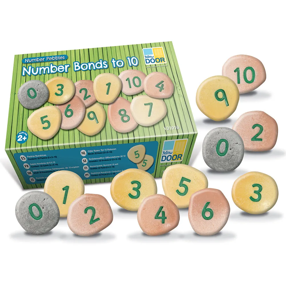 Yellow Door® Tactile Number Pebbles