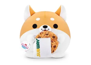 ZURU Snackles Series 2 Corgi 16 Inch Squishy Comfort Plush with Subway Cookie